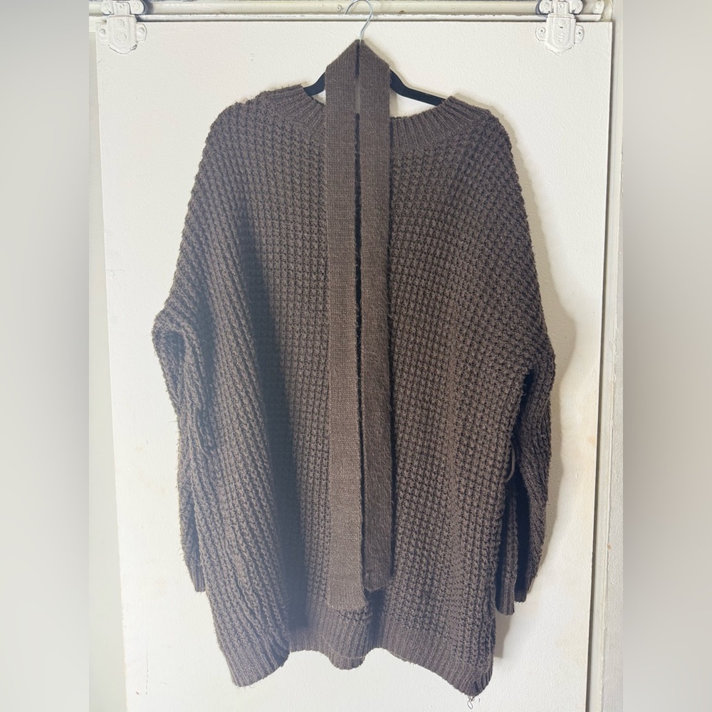 COXY LONG BROWN WINTER SWEATER 🤎❄️